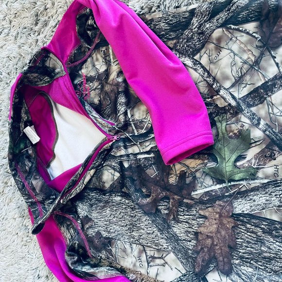 Truetimber Pink/ purple Camo Pullover Jacket Sz small - Picture 15 of 15